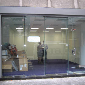 shop front door repair Tracy